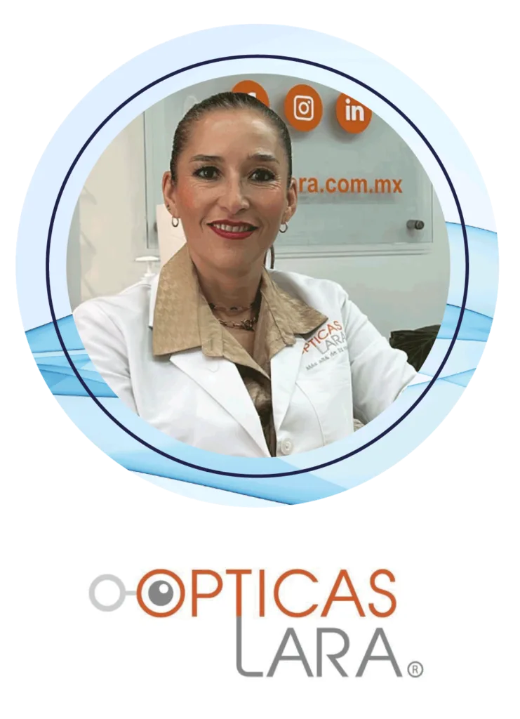 Lic. en Optometría Anabel Lara — Ópticas Lara
